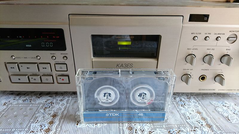 【最高級カセットテープの音質】TDK MX-XG × SONY TC-KA3ES