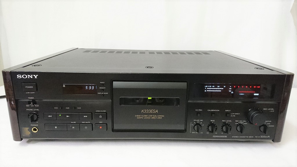 動作良好】SONY ソニー TC-K333ESA カセットデッキ - certbr.com