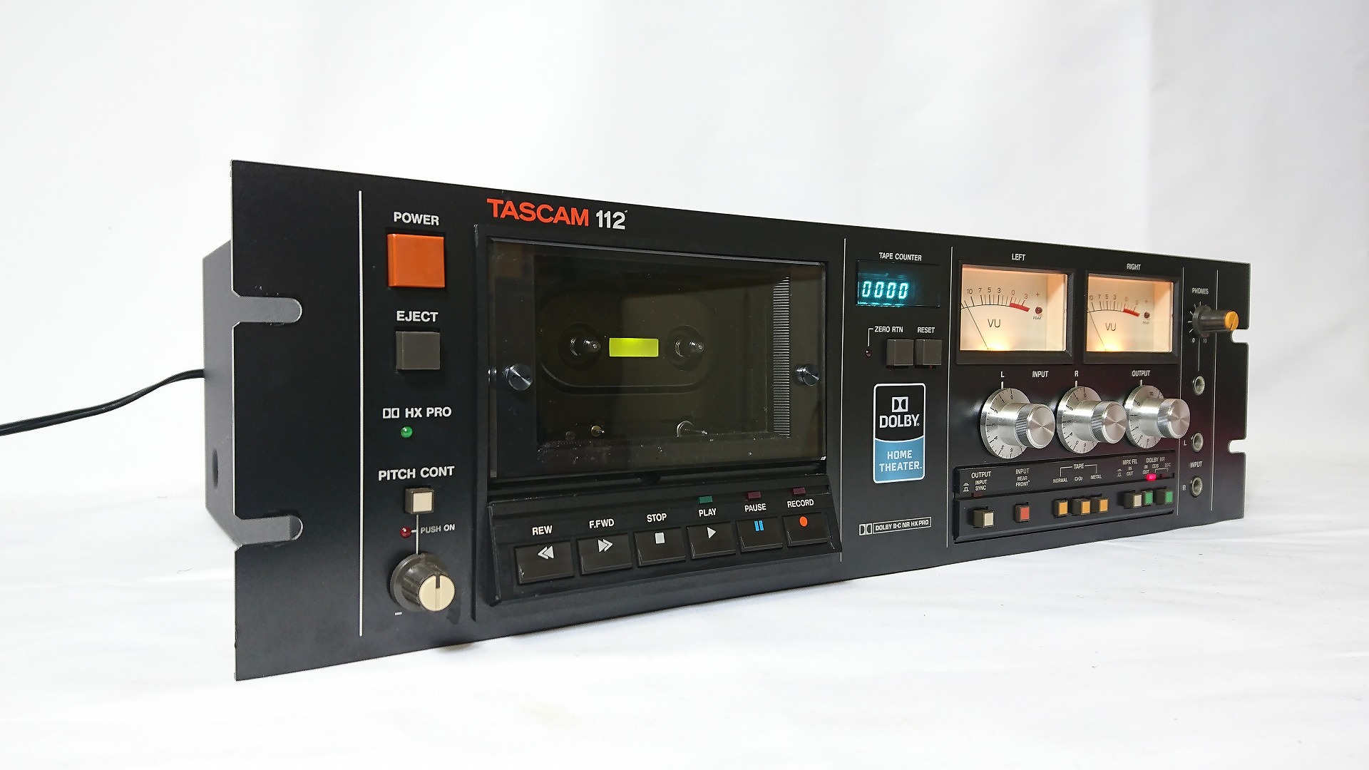 TASCAM 112◇2ヘッド方式の業務用カセットデッキ | スーパーカセッ 