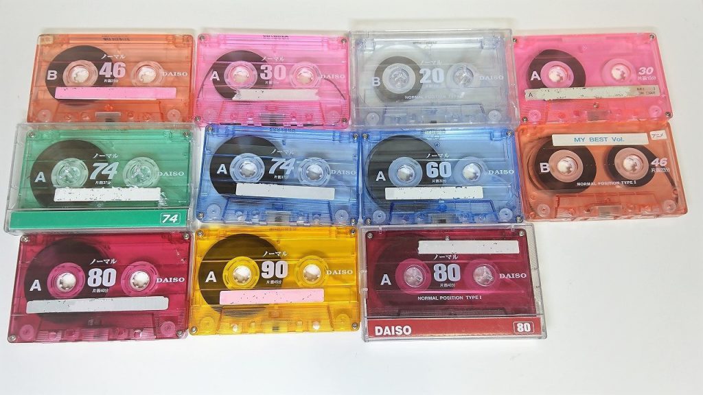 ちょい懐かし？ダイソー・セリアで売ってた百均カセットテープ。 | スーパーカセッターズ SuperCassetters'