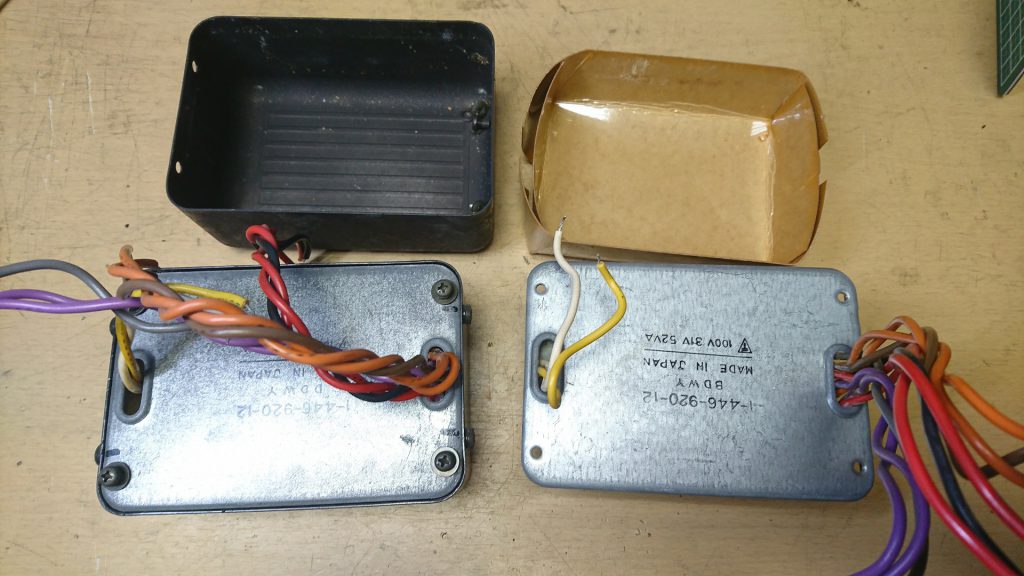 SONY TC-K777ES　電源トランス移植中
