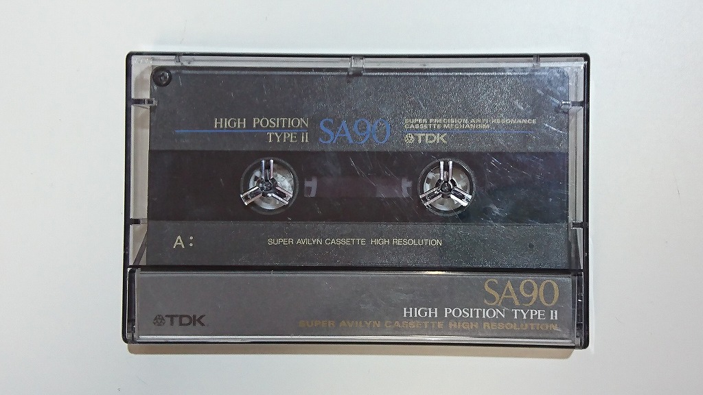 カセットテープ　メタル　ハイポジ　TDK MA50、SR70
