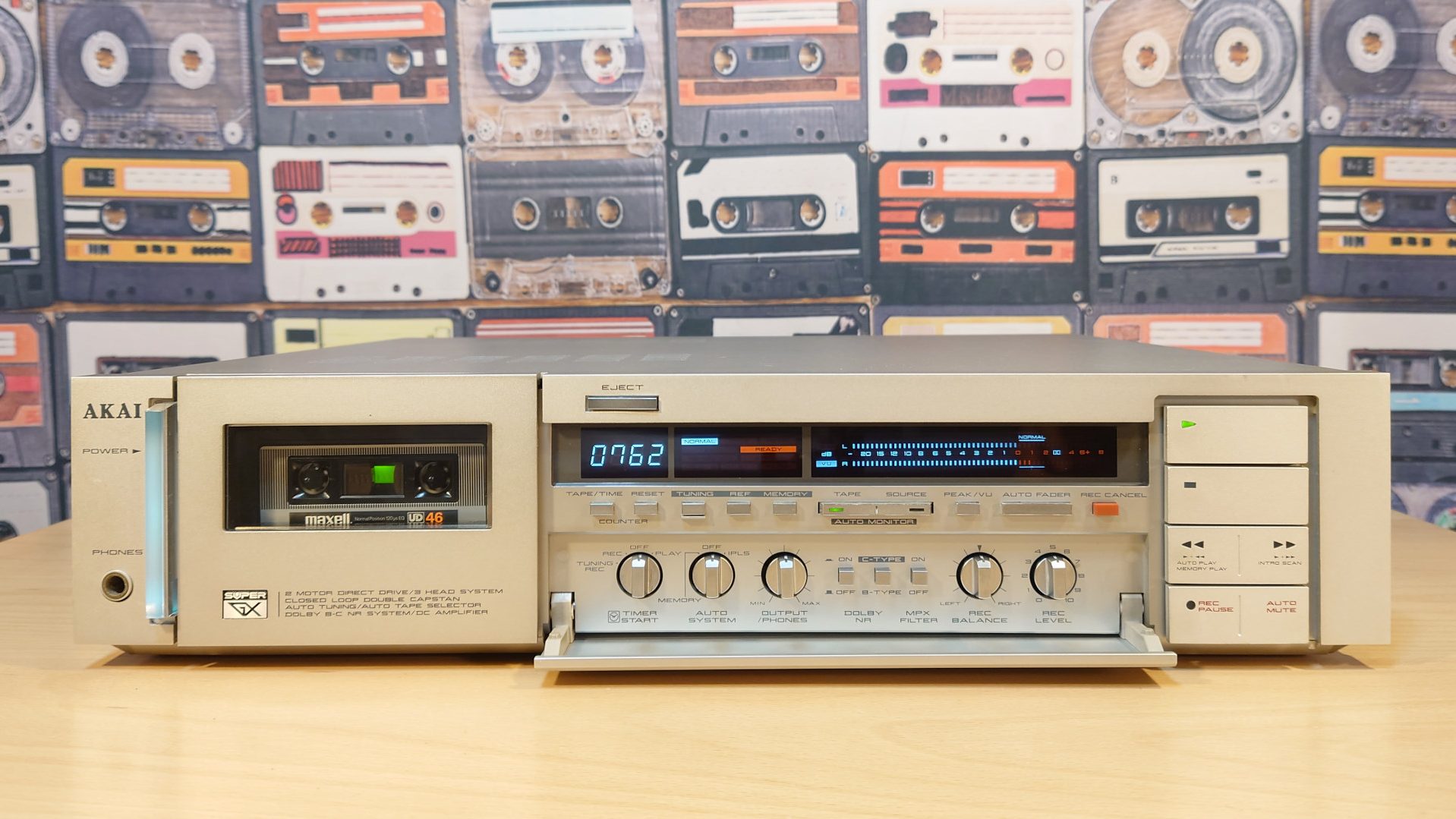 AKAI GX-F71 カセットデッキ アカイ AKAI GX-F71の紹介◇Stylish & Intelligent！ | スーパーカセッターズ